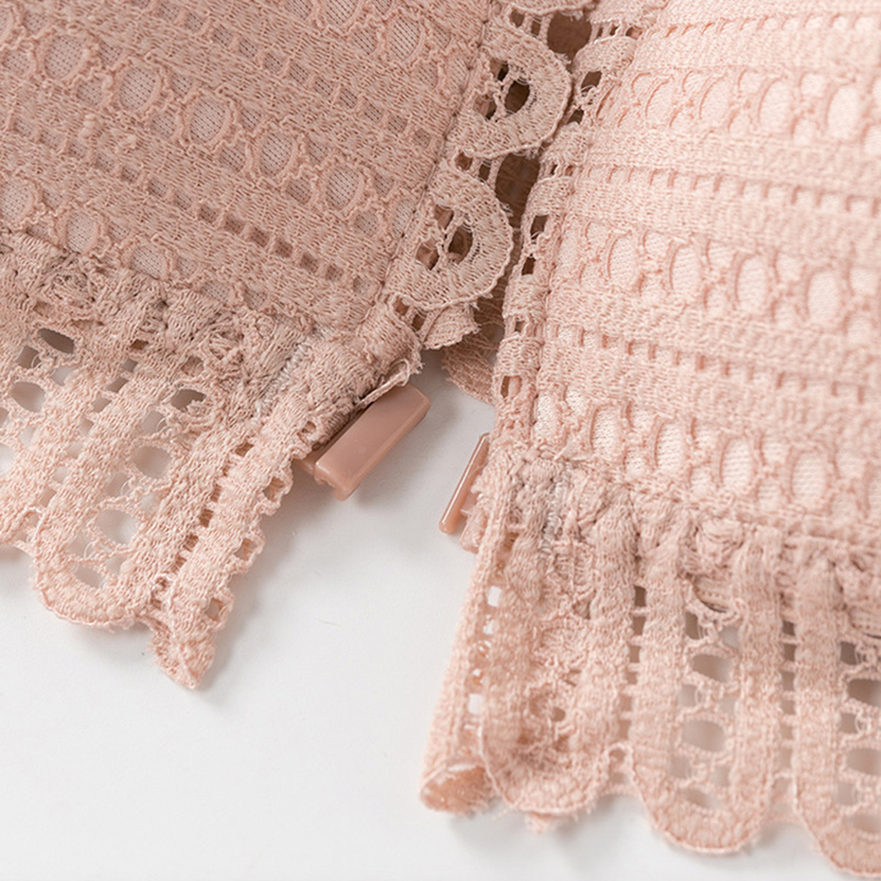 GUMPRUN Seamless Sexy Lace Bras for Women Wireless Front Closure Adjust Push Up Bra Backless Bralette Underwear Sexy Lingerie T200609