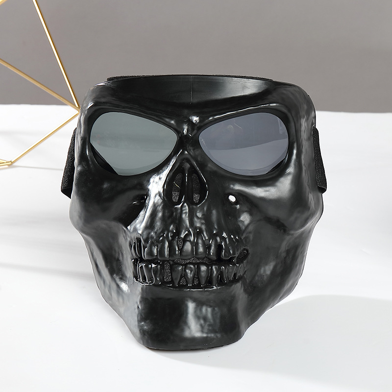 Motorcycle With Personality Skull Motocross Riding Windproof Face Mask MTB ATV Ski Goggles Off Road MOTO Racing Helmet Halloween Atmosphere Masks