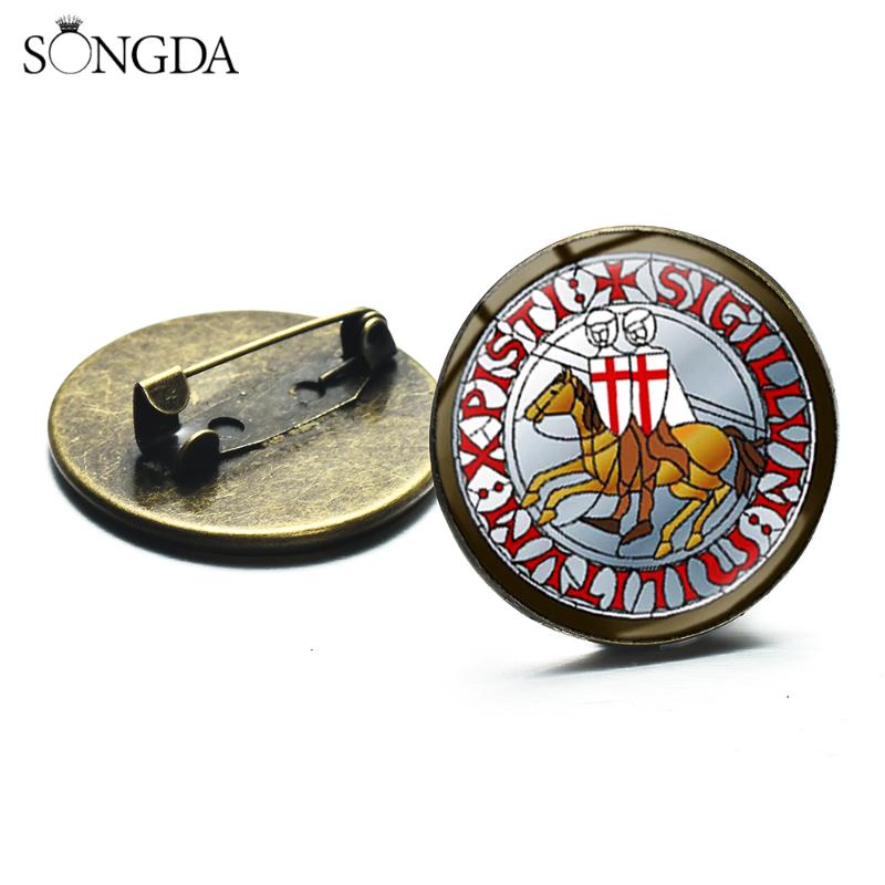 Pins, Brooches Medieval Vintage Knights Templar Army Crusader Masonic Sign Glass Cabochon Metal Pins Knightship Honor Badges
Pins, Brooches Medieval Vintage Knights Templar Army Crusader Masonic Sign Glass Cabochon Metal Pins Knightship Honor Badges