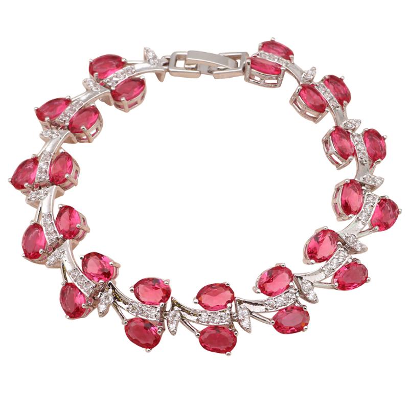 Fantastic rose crystal & zirconia white Gold tone charm bracelets for women Fashion jewelry TB541A brand design
Fantastic rose crystal & zirconia white Gold tone charm bracelets for women Fashion jewelry TB541A brand design