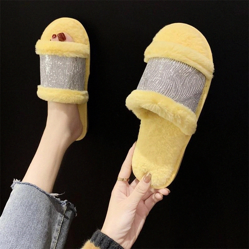 Women Slippers Ladies Bling Furry Plush Woman Soft Bottom Home Indoor Women's Casual Comforty Slides Female Shoes New #9Z8j, Black
Women Slippers Ladies Bling Furry Plush Woman Soft Bottom Home Indoor Women's Casual Comforty Slides Female Shoes New #9Z8j, Black