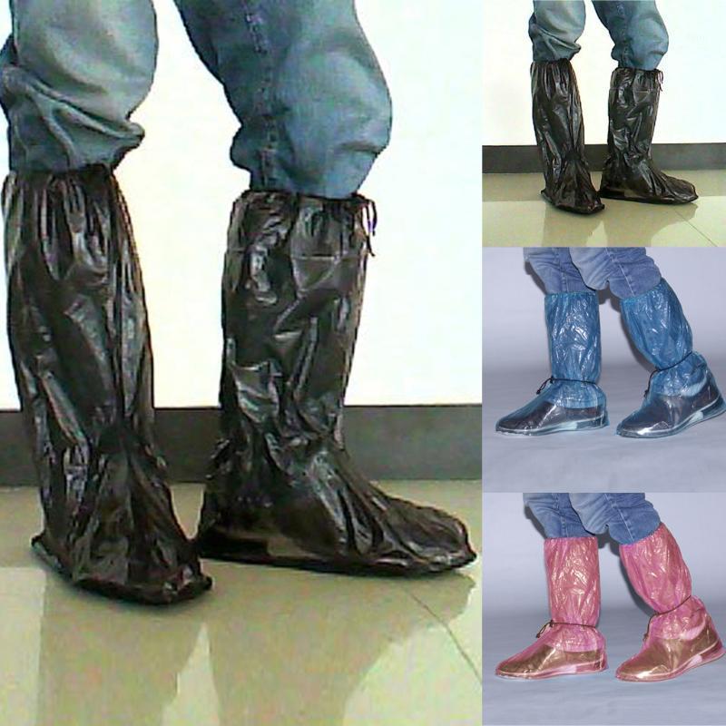 Disposable Shoe Covers High-Top Overshoes waterproof Anti Slip Cleaning Plastic Shoe Covers Boot Carpet Protectors1
Disposable Shoe Covers High-Top Overshoes waterproof Anti Slip Cleaning Plastic Shoe Covers Boot Carpet Protectors1