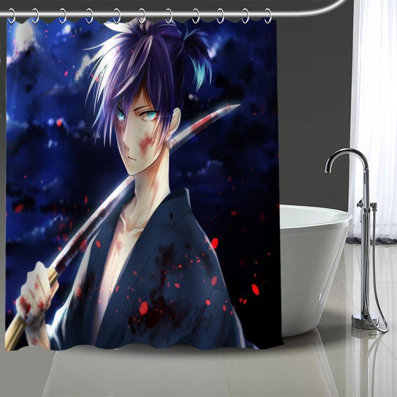 Custom Noragami Printed Shower Curtain Bathroom Waterproof Polyester Washable Home Bath Decor Curtains With Hooks
Custom Noragami Printed Shower Curtain Bathroom Waterproof Polyester Washable Home Bath Decor Curtains With Hooks