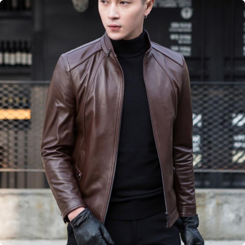 2020 New Arrival Autumn Mens Casual Sheepskin Genuine Leather Jackets Fashion Coat For Male Motorcycle Blouson Cuir Homme, Black
2020 New Arrival Autumn Mens Casual Sheepskin Genuine Leather Jackets Fashion Coat For Male Motorcycle Blouson Cuir Homme, Black