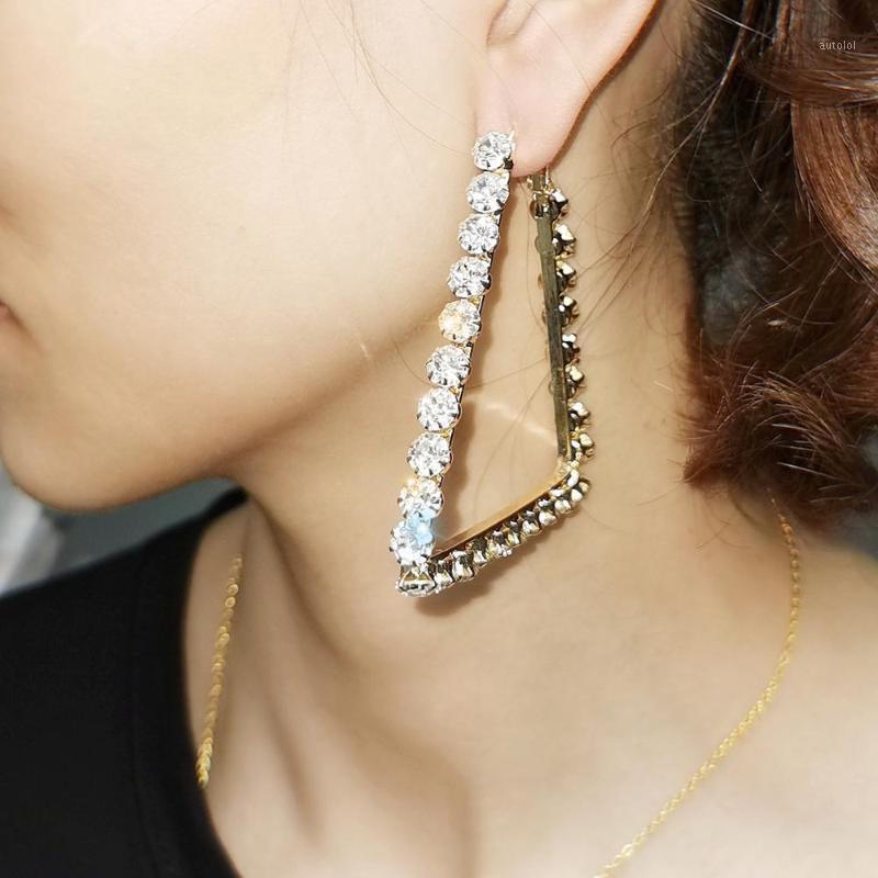 MANILAI Luxury Triangular Big Crystal Hoop Earrings For Women Rhinestones Statement Earrings Brincos Wedding Jewelry 20201
MANILAI Luxury Triangular Big Crystal Hoop Earrings For Women Rhinestones Statement Earrings Brincos Wedding Jewelry 20201