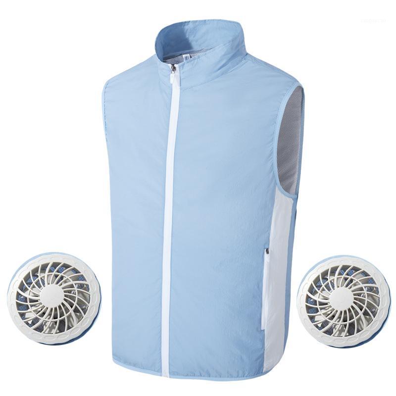 Summer Smart Fan Vest Men' Cooling Vest Air Conditioning Suit Heatstroke Outdoor Hiking Fishing Cycling Cool Jacket1, Army green
Summer Smart Fan Vest Men' Cooling Vest Air Conditioning Suit Heatstroke Outdoor Hiking Fishing Cycling Cool Jacket1, Army green