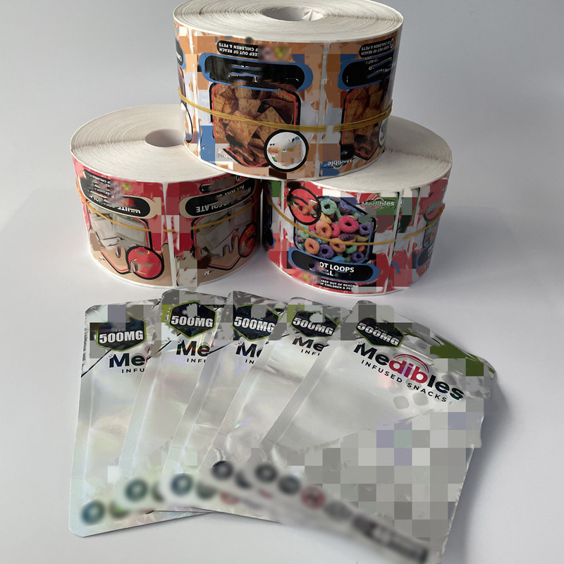 New Empty medibles infused snacks bags 500MG edibles packaging bags resealable smell proof mylar bags 6 types stickers fruit sour
New Empty medibles infused snacks bags 500MG edibles packaging bags resealable smell proof mylar bags 6 types stickers fruit sour
