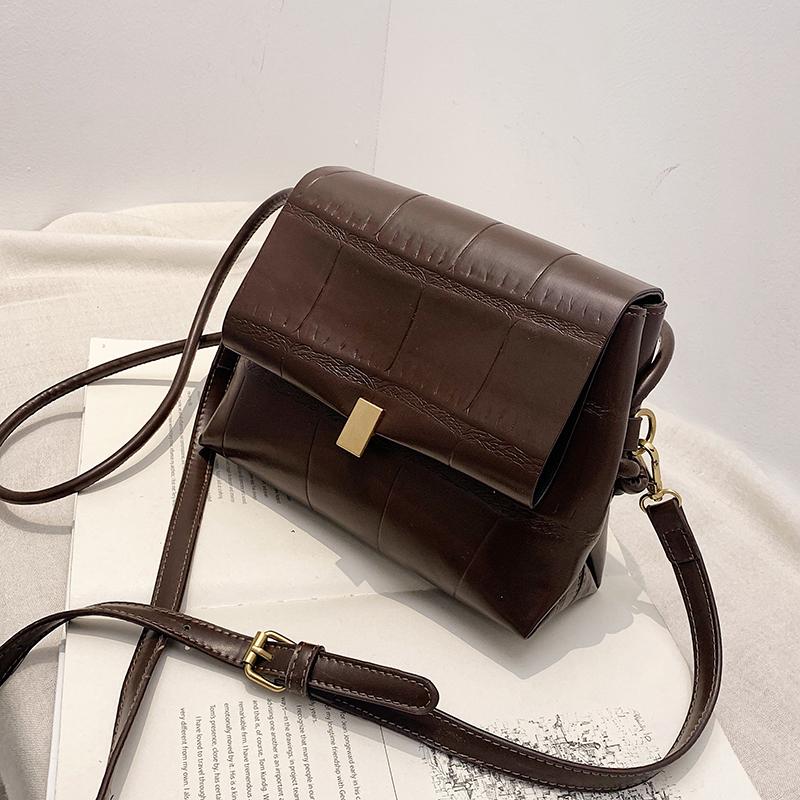 Vintage Stone Pattern Simple PU Leather Crossbody Bags for Women 2021 Shoulder Handbags and Purses Women's Luxury Hand Bag, Black
Vintage Stone Pattern Simple PU Leather Crossbody Bags for Women 2021 Shoulder Handbags and Purses Women's Luxury Hand Bag, Black