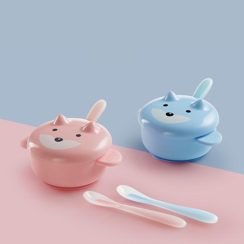 Baby glass silicone supplement bowl with suction cup bottom baby bowl spoon set insulated children tableware
Baby glass silicone supplement bowl with suction cup bottom baby bowl spoon set insulated children tableware