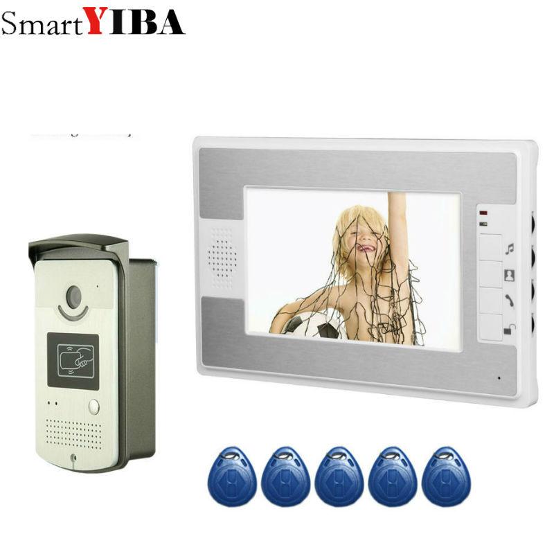 SmartYIBA 7" Wired Video Door Phone Home Security Intercom System Doorphone With Waterproof Outdoor IR Camera Night Vision
SmartYIBA 7" Wired Video Door Phone Home Security Intercom System Doorphone With Waterproof Outdoor IR Camera Night Vision