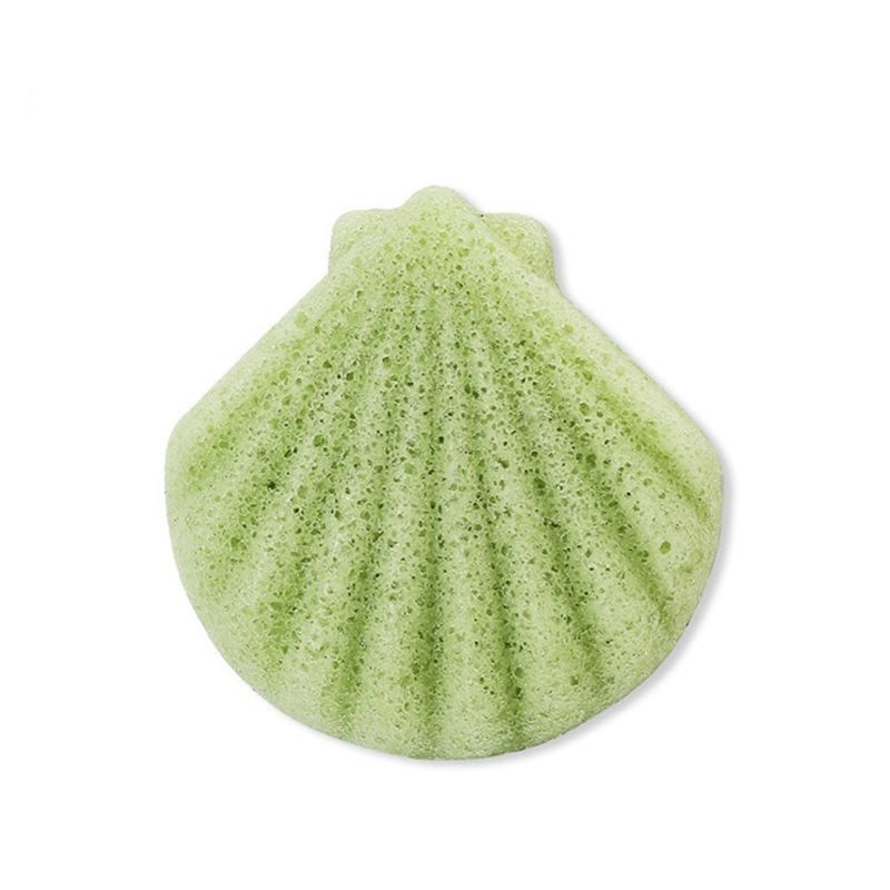 Shell Konjac Facial Puff Face Cleanse Washing Sponge Konjac Exfoliator Cleansing Sponge Facial Care Makeup Tools