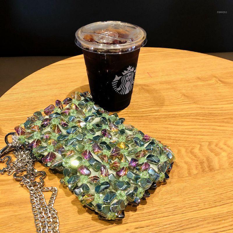 Crystal oblique straddle one-shoulder makeup bag lipstick bag woven girl's dinner small square mobile1 
Crystal oblique straddle one-shoulder makeup bag lipstick bag woven girl's dinner small square mobile1