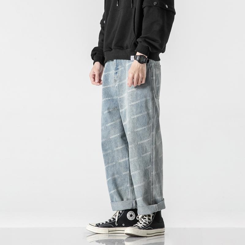 Logo jeans Elastic waist Men's clothes Webbing Cargo Pants Harajuku trousers Jogger Hip hop oversized Techwear Streetwear EZ, Blue
Logo jeans Elastic waist Men's clothes Webbing Cargo Pants Harajuku trousers Jogger Hip hop oversized Techwear Streetwear EZ, Blue