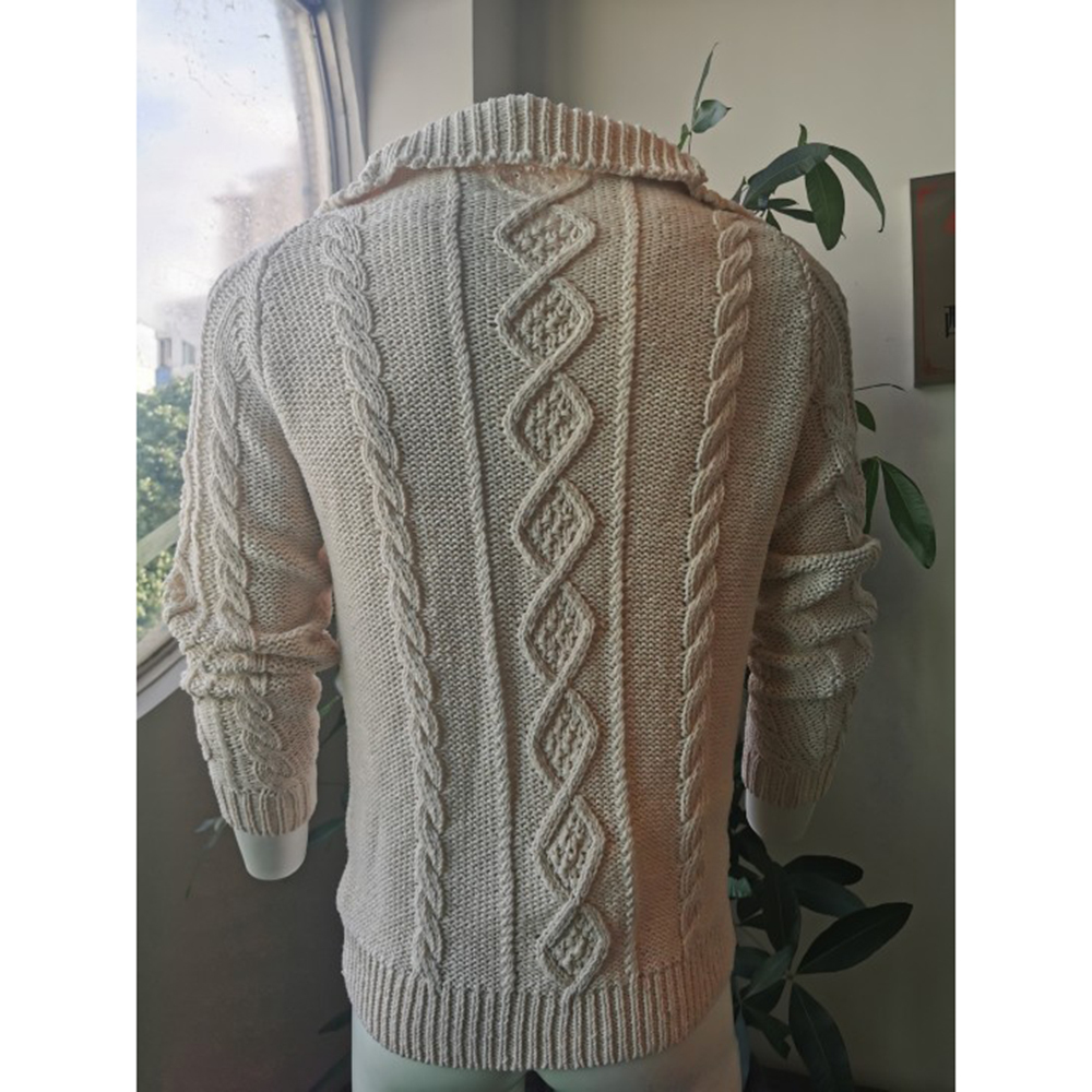 Sweater Men Cardigan Beige Color Autumn Winter Clothing Thick Knitwear Jacket Coat Mens Knitted Twist Warm Plus Size Cardigans 201123