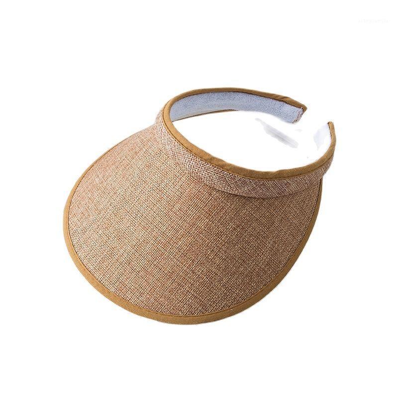 Adult Casual Linen Sun Visor Cap Holiday Outdoor Kids Girl Boy Topless Hats Beach Straw Hat Wide Brim, Blue;gray
Adult Casual Linen Sun Visor Cap Holiday Outdoor Kids Girl Boy Topless Hats Beach Straw Hat Wide Brim, Blue;gray