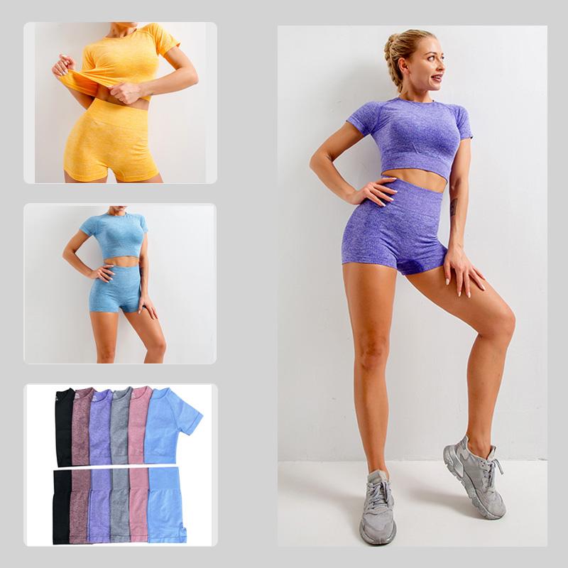 2pcs Women Seamless Set Yoga Sport Suit Gymwear Workout Clothes Gym Crop Top High Waist Sports Leggings Fitness Wear
2pcs Women Seamless Set Yoga Sport Suit Gymwear Workout Clothes Gym Crop Top High Waist Sports Leggings Fitness Wear