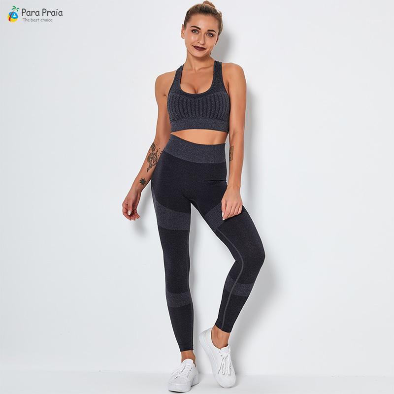 Para Praia New Workout Clothes Women Knitted Yoga Set Gradient Sportswear Breathable Running Suit Fitness Clothing Gym Leggings1, Black
Para Praia New Workout Clothes Women Knitted Yoga Set Gradient Sportswear Breathable Running Suit Fitness Clothing Gym Leggings1, Black