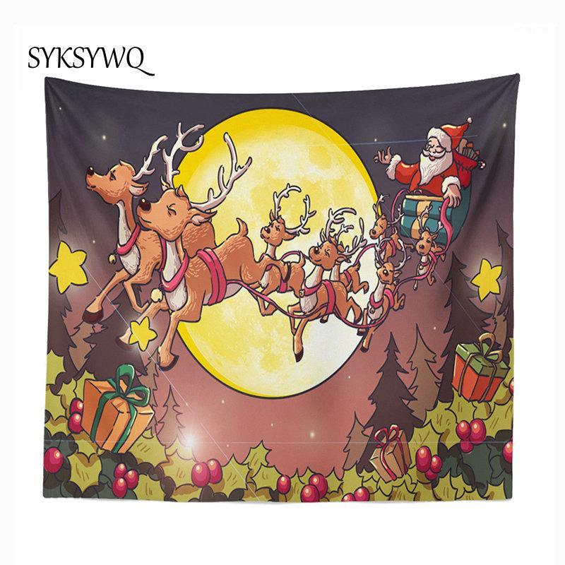Santa Claus tapestry moon Christmas reindeer wall carpet drop shipping muur deken blanket wall1
Santa Claus tapestry moon Christmas reindeer wall carpet drop shipping muur deken blanket wall1