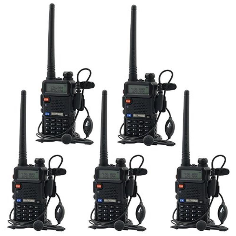 5 pcs/lot BaoFeng UV-5R Walkie Talkie Professional CB Radio Baofeng UV5R Transceiver 128CH 5W
5 pcs/lot BaoFeng UV-5R Walkie Talkie Professional CB Radio Baofeng UV5R Transceiver 128CH 5W