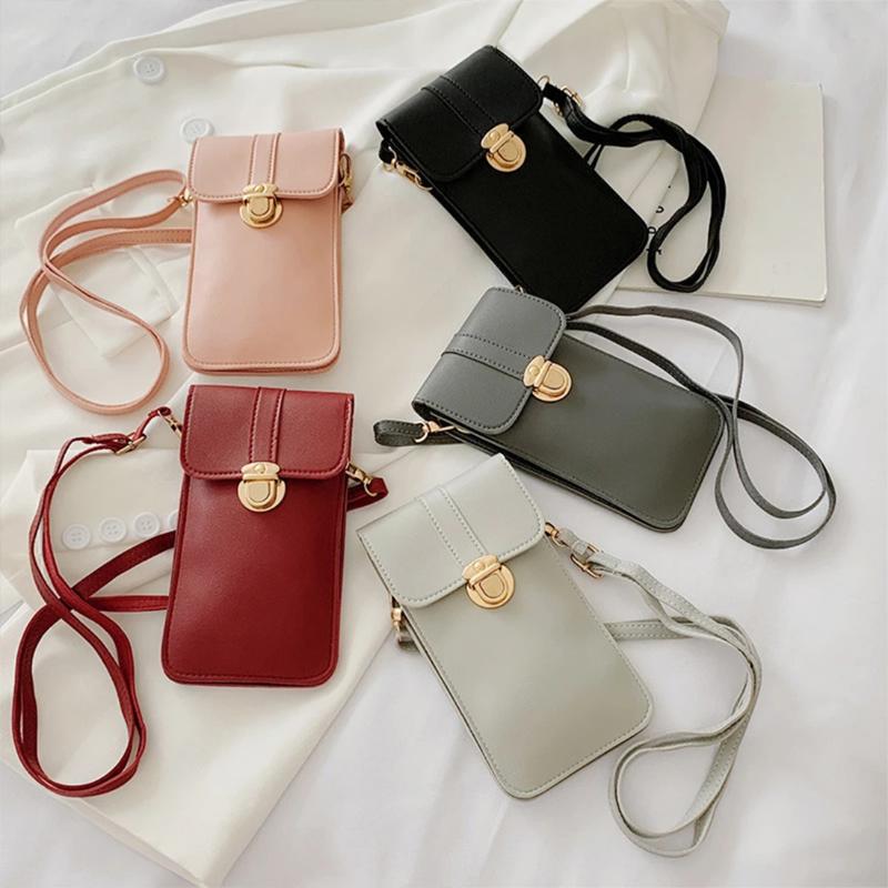 Touch Screen Mobile Phone Purse Smartphone Wallet Leather Shoulder Strap Mini Totes Handbag Women Tactile Outdoor Waterproof Bag, Style-2-red
Touch Screen Mobile Phone Purse Smartphone Wallet Leather Shoulder Strap Mini Totes Handbag Women Tactile Outdoor Waterproof Bag, Style-2-red