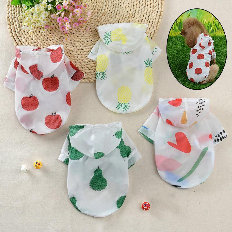 Summer Sun Protection Hoodie Small Dog Clothes Dog Raincoat Sun-proof Clothing Fruit Printing For Small Medium Pets Print Poncho1
Summer Sun Protection Hoodie Small Dog Clothes Dog Raincoat Sun-proof Clothing Fruit Printing For Small Medium Pets Print Poncho1