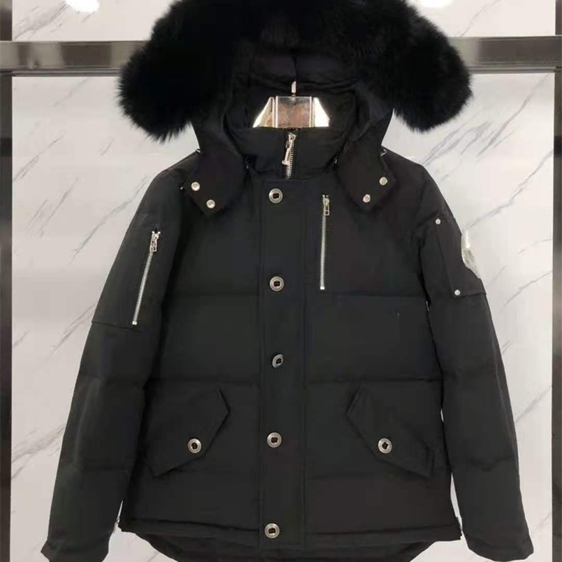 High Quality Real Fur Mens Canadian Moosen Kncks 3Q Parka Goose Down Jacket Warm Outerdoor Coat Windproof Extreme Weather 220107, Wht with blk fur
High Quality Real Fur Mens Canadian Moosen Kncks 3Q Parka Goose Down Jacket Warm Outerdoor Coat Windproof Extreme Weather 220107, Wht with blk fur