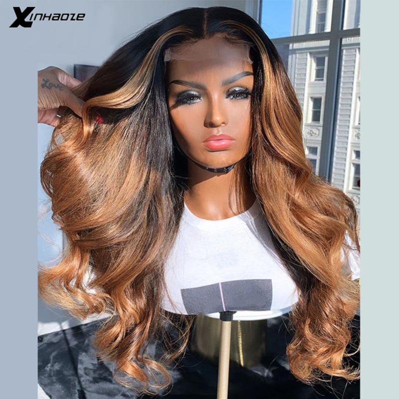 Body Wave Ombre 1B 30 Pre Plucked Silk Base Lace Front Human Hair Wigs With Middle Part Brazilian Remy Lace Front Wig For Women, 13x4 middle part wig
Body Wave Ombre 1B 30 Pre Plucked Silk Base Lace Front Human Hair Wigs With Middle Part Brazilian Remy Lace Front Wig For Women, 13x4 middle part wig