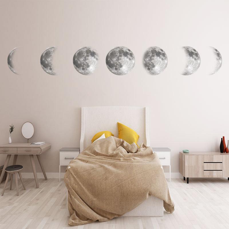 Moon Phase 3D Wall Sticker PVC Gold Silver Moon Art Decal Creative Bedroom Living Room Child Study Background Mural Home Decor1
Moon Phase 3D Wall Sticker PVC Gold Silver Moon Art Decal Creative Bedroom Living Room Child Study Background Mural Home Decor1