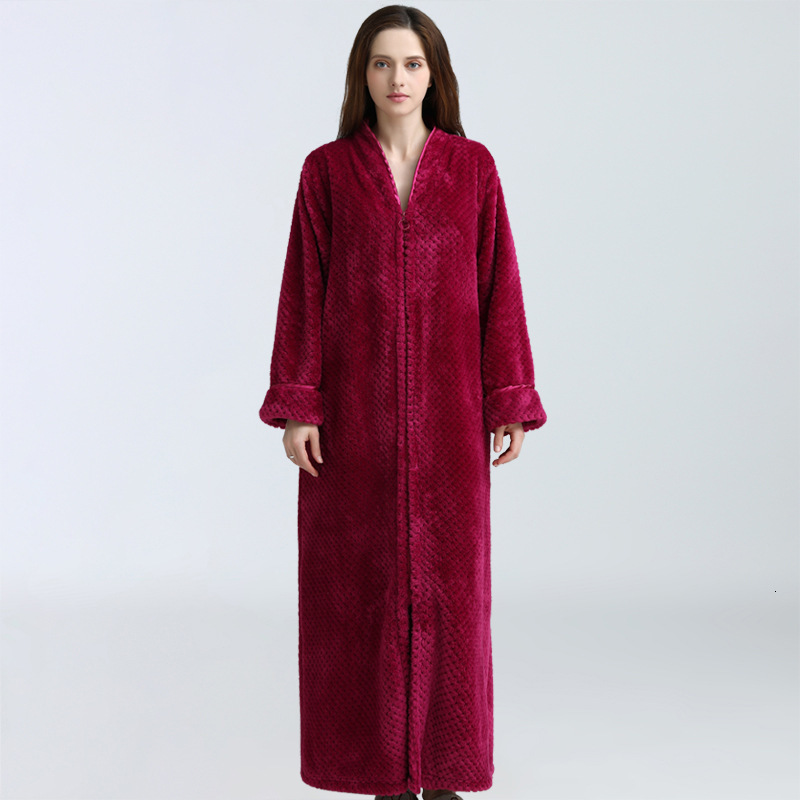 2021 New Autumn Winter Oversized Female Bathrobes Thicken Solid Sweatshirt Sleepwear Ladies Ankle Length Nightwear H5n6, Red
2021 New Autumn Winter Oversized Female Bathrobes Thicken Solid Sweatshirt Sleepwear Ladies Ankle Length Nightwear H5n6, Red