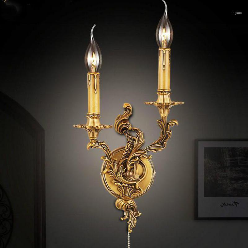 Parlor luxury pure copper wall lamp led Candle landscape light Living Room dressing room Wall Light sconce home wedding lighting1
Parlor luxury pure copper wall lamp led Candle landscape light Living Room dressing room Wall Light sconce home wedding lighting1
