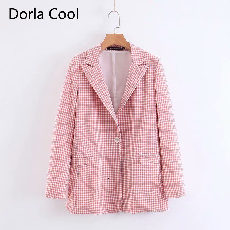 Female Way Chess Printed Blazers 2021 Spring High Street Lady Office Coats Engraved Collar An Outerwear Button Femme Blazer 60cn, Beige
Female Way Chess Printed Blazers 2021 Spring High Street Lady Office Coats Engraved Collar An Outerwear Button Femme Blazer 60cn, Beige