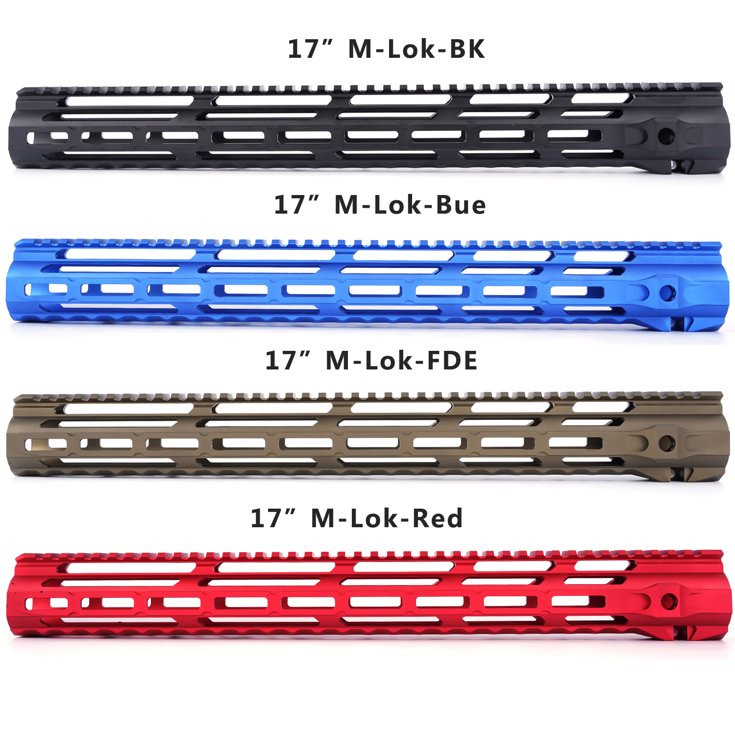 17 inch Slim Style M-lok Handguard Free Float Handguards m lok with Steel Barrel Nut, Black
17 inch Slim Style M-lok Handguard Free Float Handguards m lok with Steel Barrel Nut, Black