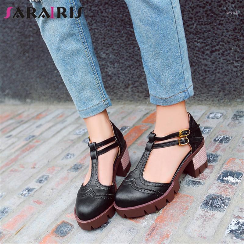 SARAIRIS Big Size 34-43 Female Elegant Concise Sweet Pumps t-strap Pumps Women Platform Chunky Heels Buckle Shoes Woman1, Apricot
SARAIRIS Big Size 34-43 Female Elegant Concise Sweet Pumps t-strap Pumps Women Platform Chunky Heels Buckle Shoes Woman1, Apricot