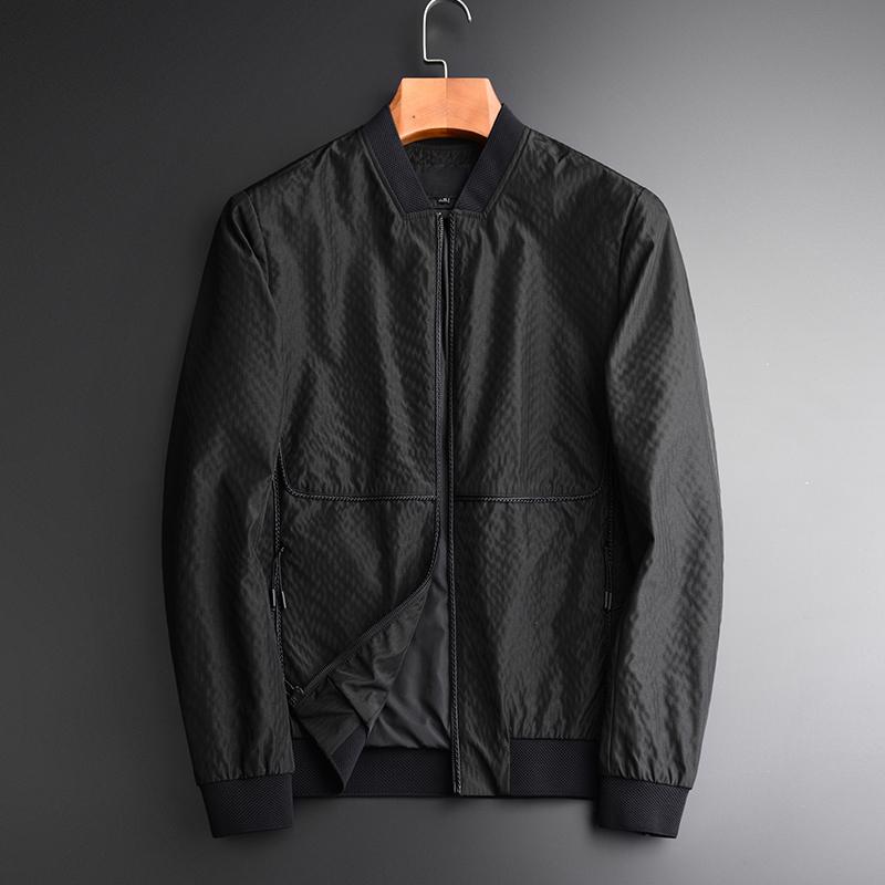 Male Luxury Handwoven Tipping Design Metal Zipper Mens Jackets And Coats Fashion Baseball Collar Black Jacket Men, H j1837
Male Luxury Handwoven Tipping Design Metal Zipper Mens Jackets And Coats Fashion Baseball Collar Black Jacket Men, H j1837