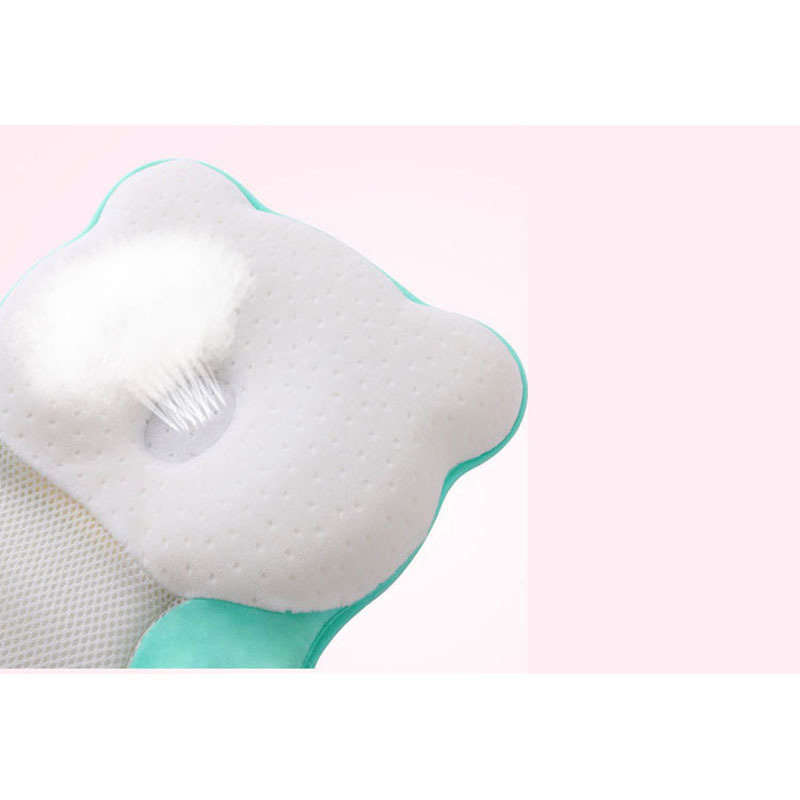 Anti Flat Head Baby Pillow Newborn Baby Sleep Positioning Pad Anti Roll Baby Head Shaping Pillows Infant Sleep Mattress LJ201014