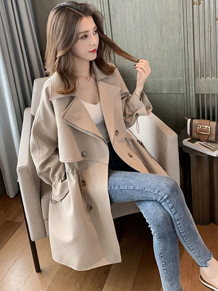 2021 New Trench coat women's long section small Korean net red suit collar waist casual retro A2LO, Burgundy
2021 New Trench coat women's long section small Korean net red suit collar waist casual retro A2LO, Burgundy