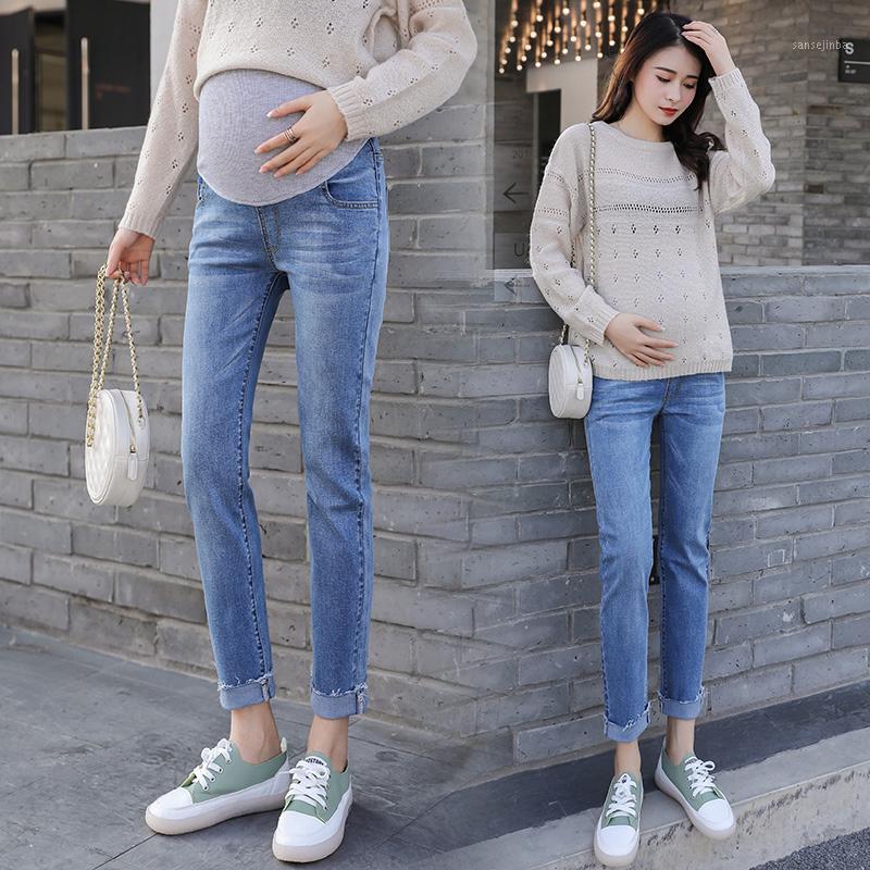921# Maternity pants Spring Autumn Slimming Maternity Jeans Belly Support Pants Elastic Waist Trousers1, Blue
921# Maternity pants Spring Autumn Slimming Maternity Jeans Belly Support Pants Elastic Waist Trousers1, Blue