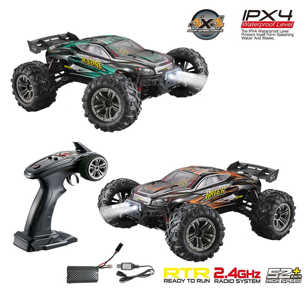 Remote Control Car Brushless 1:16 2.4G 4WD 52km/h High-speed Racing RC Car Vehicle Off-road Truck Car RTR W/Light
Remote Control Car Brushless 1:16 2.4G 4WD 52km/h High-speed Racing RC Car Vehicle Off-road Truck Car RTR W/Light