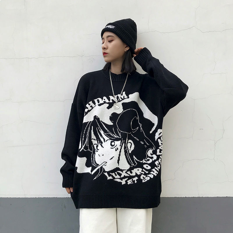 2021 New Harajuku Knitted Women' Winter Clothes Large Sleeves Gothic Japanese Fashion Kawaii Streetwear 4hjk, A62black
2021 New Harajuku Knitted Women' Winter Clothes Large Sleeves Gothic Japanese Fashion Kawaii Streetwear 4hjk, A62black