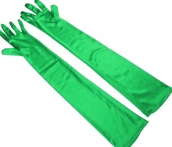 Bridal Gloves multi colorwedding accessories Elbow white black red ladies dress satin elegant Gloves