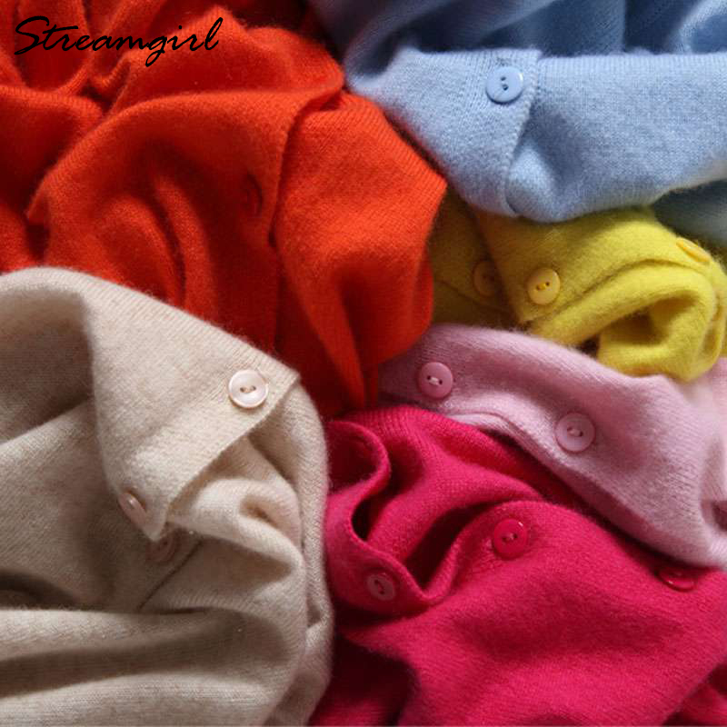 Knitted Cardigan Women Cashmere Wool Female Cardigans Short Black Cardigan Plus Size 2019 Cardigans Big Size Women Tops Spring T200319