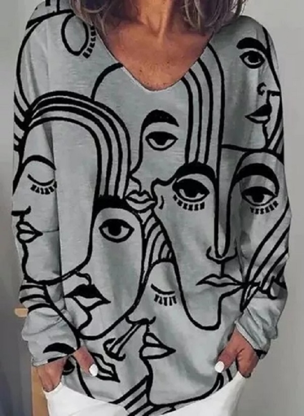 The new spring and autumn period ms long coat T-shirt with long sleeves stereo design fashion trends, White
The new spring and autumn period ms long coat T-shirt with long sleeves stereo design fashion trends, White