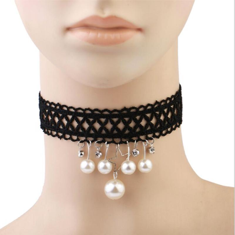 Women Fashion Vintage Tassel Lace False Pear Choker Necklace Collar Jewelry Accessories
Women Fashion Vintage Tassel Lace False Pear Choker Necklace Collar Jewelry Accessories