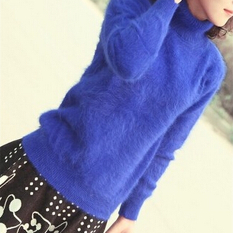 Knitted Real Mink Cashmere Pullovers Turtleneck Natural Pure Mink Cashmere Sweaters Top Rated Wholesale FP962 201201