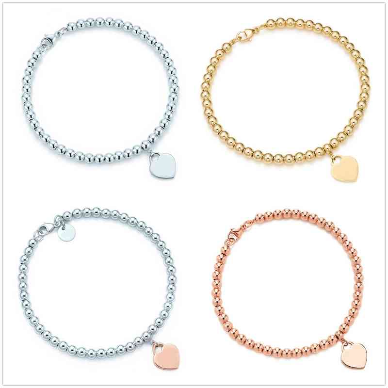 100% 925 Sterling Silver Tag Love Original Classic Heart-shaped Rosegold Bead Bracelet Women Jewelry Personality
100% 925 Sterling Silver Tag Love Original Classic Heart-shaped Rosegold Bead Bracelet Women Jewelry Personality