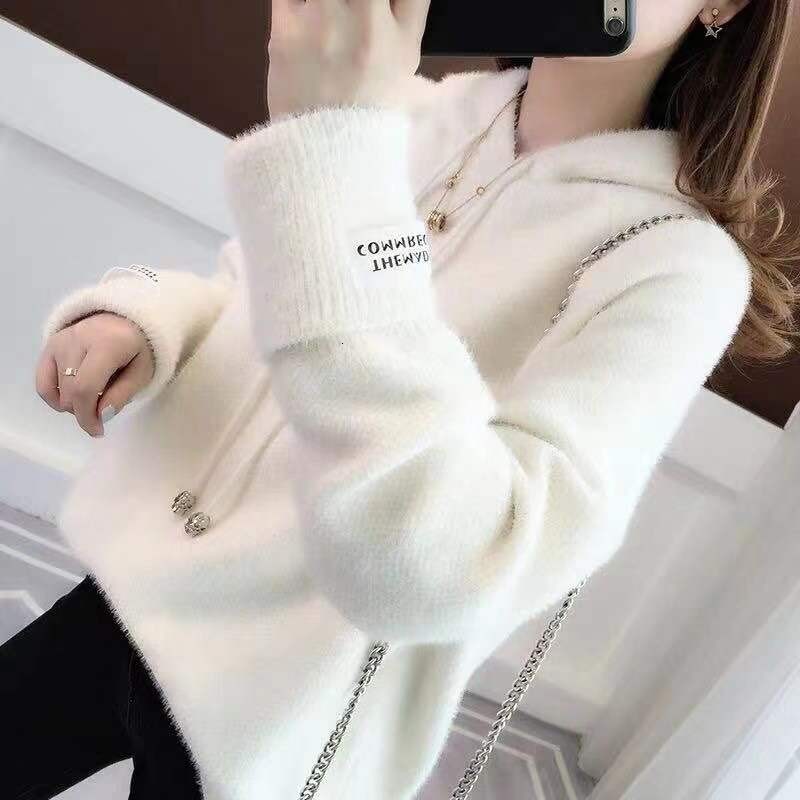 2021 Autumn Half Woman's Turtleneck Mesh Vison Cashmere Sweater Warm Thick Female Jumper Top 0x2v, White
2021 Autumn Half Woman's Turtleneck Mesh Vison Cashmere Sweater Warm Thick Female Jumper Top 0x2v, White