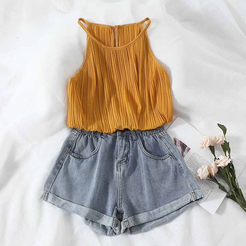 Smlinan Summer Vintage Curling Denim Shorts Women Button Zipper Pocket Elastic High Waist Jeans Short Female Hotpants Y200822, Sky blue
Smlinan Summer Vintage Curling Denim Shorts Women Button Zipper Pocket Elastic High Waist Jeans Short Female Hotpants Y200822, Sky blue