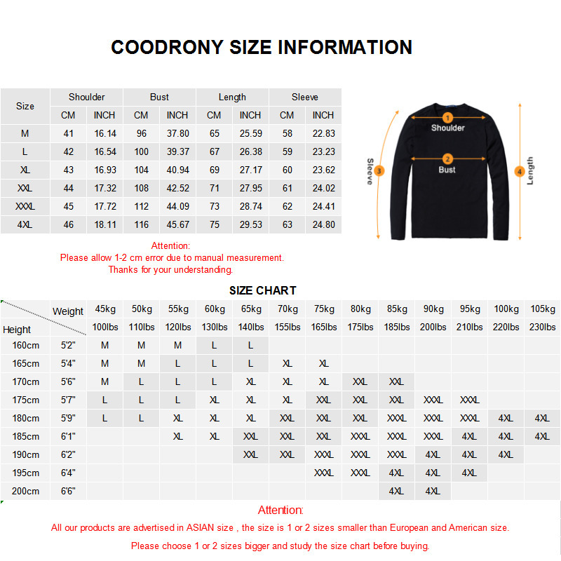 COODRONY 100% Merino Wool Zipper Turtleneck Sweaters Thick Warm Winter Sweater Men Cashmere Pullover Fashion Casual Jumper C3056 201203