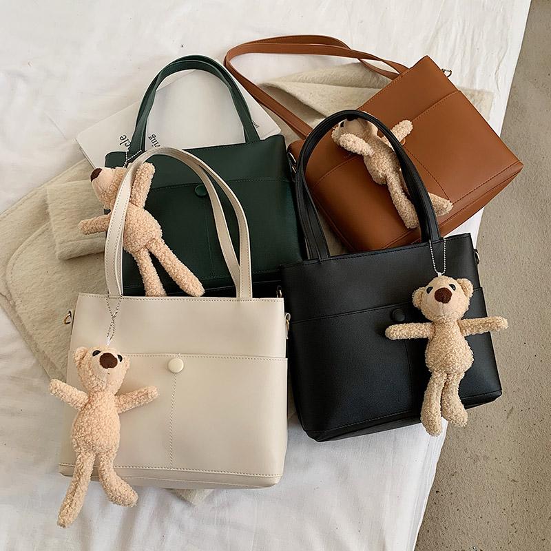 Luxury High Capacity Bags Women Fashion Bear Shoulder Bag Lady Shopping Tote Handbag Female Leather Party Prom Crossbody Bags, Black
Luxury High Capacity Bags Women Fashion Bear Shoulder Bag Lady Shopping Tote Handbag Female Leather Party Prom Crossbody Bags, Black