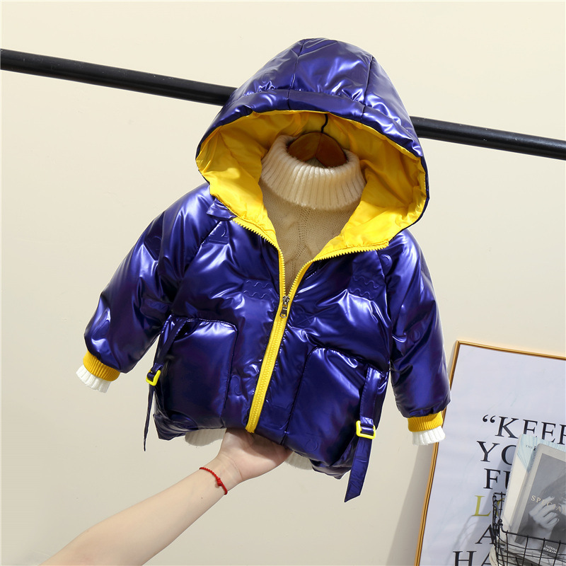 OLEKID 2020 Winter Down Jacket For Boy Warm Waterproof Shiny Baby Girl Outerwear Coat 1-8 Years Kids Toddler Snowsuit Girl Parka LJ201017